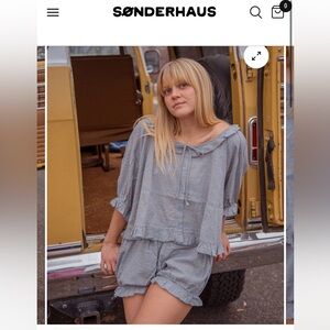 Sonderhaus Romeo Sleep Set - Blue Plaid